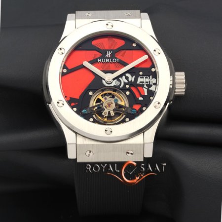 Hublot Tourbillon Gümüş Kasa