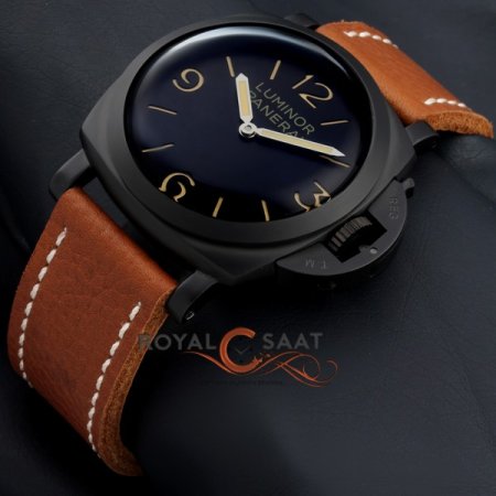 Panerai Luminor Mat Siyah Kasa