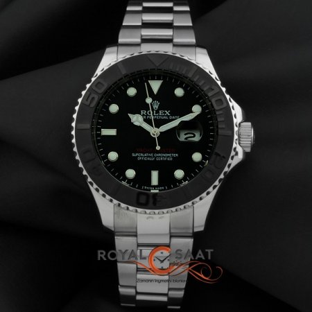 Rolex Perpetual Date Siyah Bezel