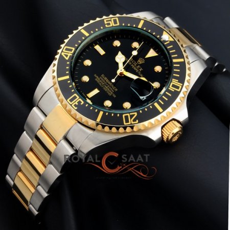 Rolex Supmariner Sarı Beyaz
