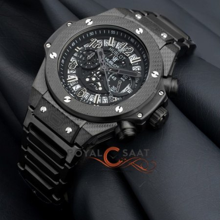 Hublot Big Bang Geneve Çelik Siyah