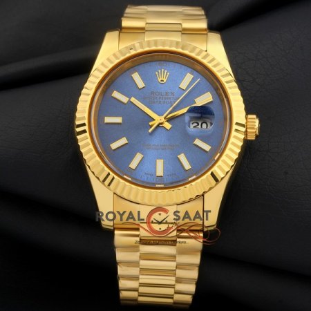 Rolex Oyster Perpatual Datejust Mavi Kadran