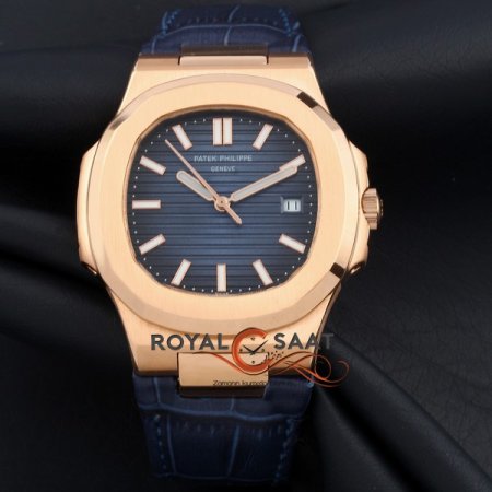 Patek Philippe Nautilus Gold Kasa Kadran Lacivert