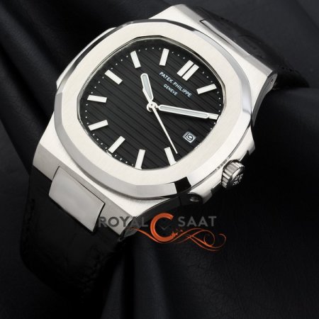 Patek Philippe Nautilus Deri Kordonlu