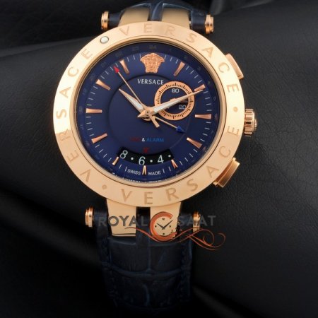 Versace Gmt Alarm Lacivert