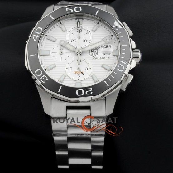 tag heuer calibre 16 beyaz kadran 6911