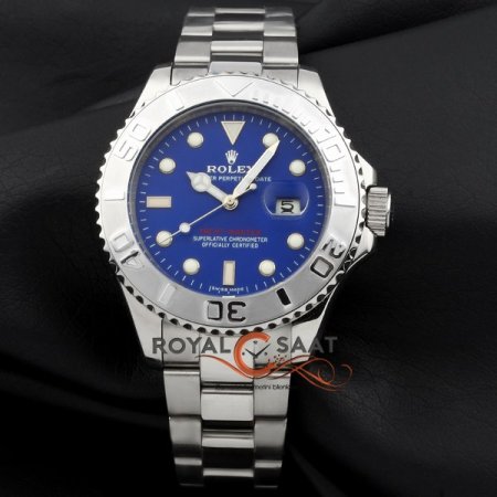 Rolex Perpetual Date Yacht Master Kadran Mavi 4558