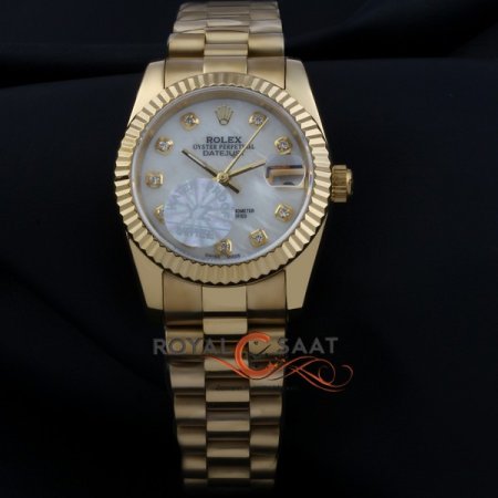 Rolex Oyster Perpetual Datejust Roze Bayan