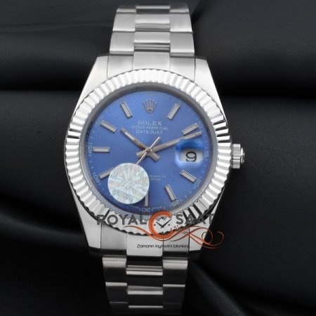 Rolex Oyester Datejust Mavi Kadran 56