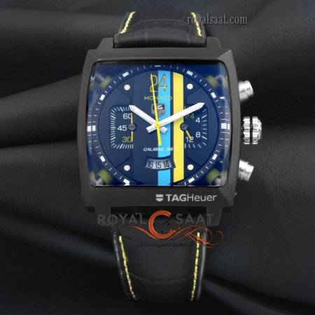 Tag Heuer Monaco Siyah Sarı Kadran
