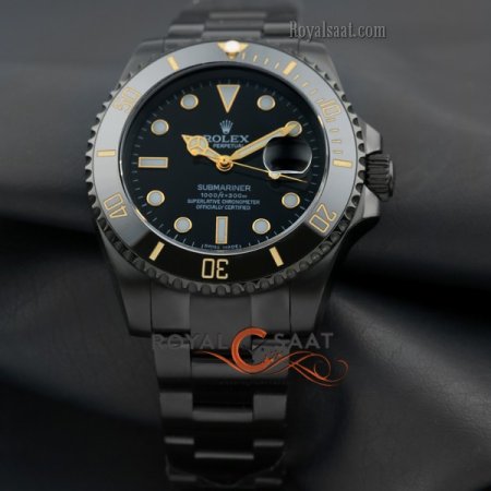 Rolex Submariner Siyah Pvd Kasa