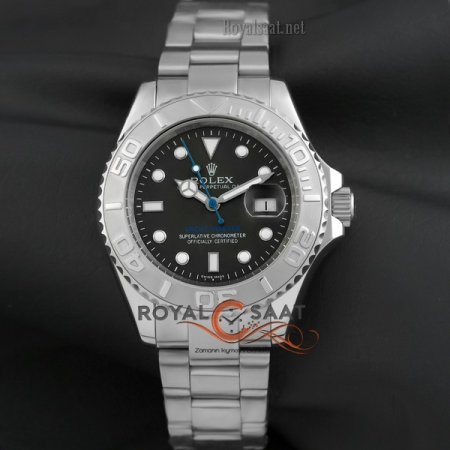 Rolex Yach Master Gri Kadran Erkek Saati