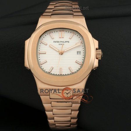 Patek Philippe Nautilus Beyaz Kadran V