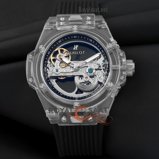 hublot iskelet şeffaf kasa saat 8541 (3)
