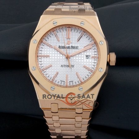 Audemars Piguet Roze Kasa Beyaz Kadran