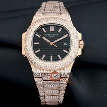 Patek Philippe Full Taşlı Kasa Gold
