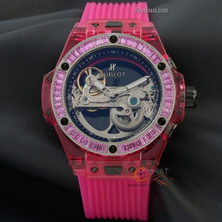 Hublot Big Bang Şeffaf 2019 Model Taşlı