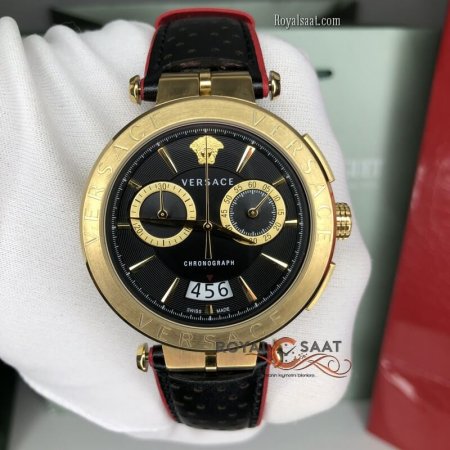 Versace Erkek Kol Saati Gold M-465