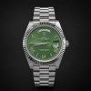 Rolex Day Date Yeşil Kadran Erkek Saati L-045